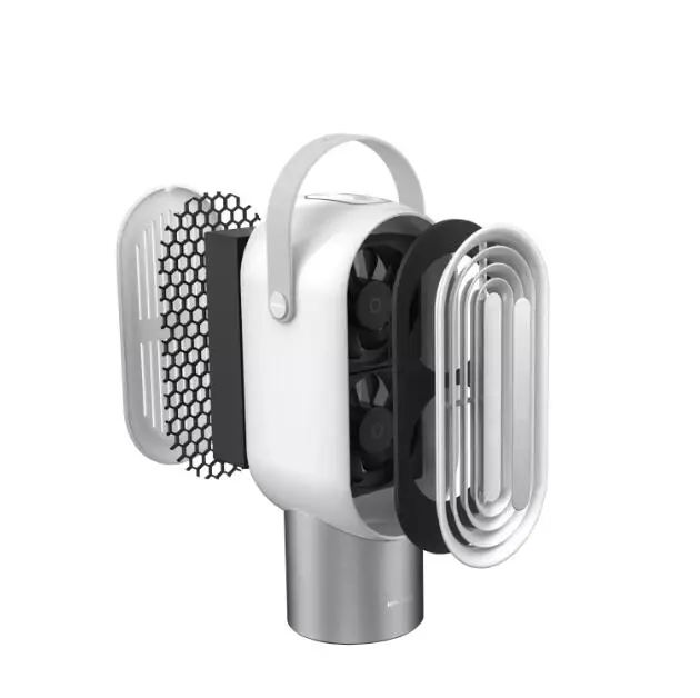 China Mini Portable Intelligent Rechargeable Desktop Car Hepa Filter Air Purifier With Plasma