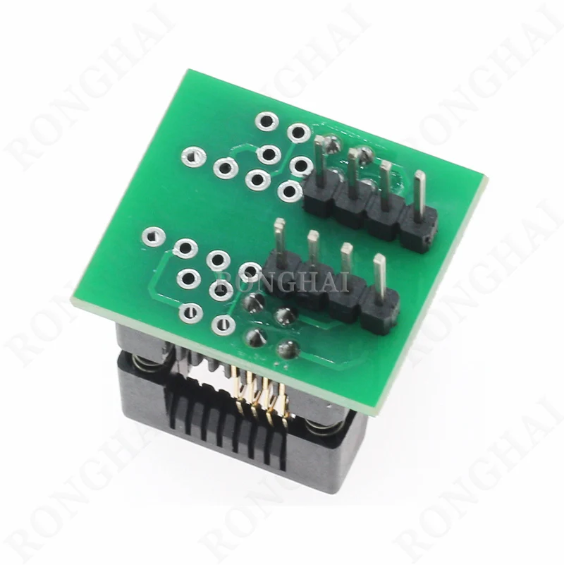 150mil 200mil IC Test Socket Converter SOIC8 SOP8 to DIP8 Wide-body Seat Wide Programmer Adapter Socket SOIC8 SOP8 IC Burner