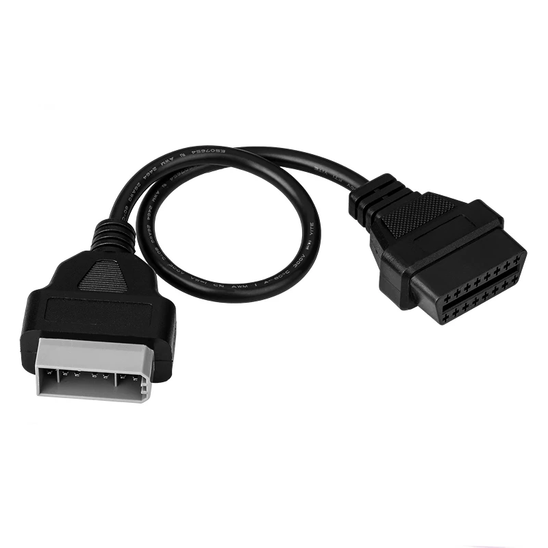 14 Pin OBD1 to 16 Pin OBD2 Cable Mini VCI Cable OBD Diagnostic Scanner Cable 16 Pin OBD 2 For Daf/Scania Tool Connector