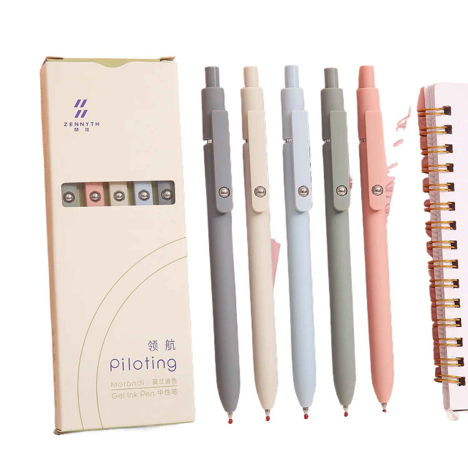 Ручка-кисточка с нейтральной ручкой, оптовая продажа, цветная Студенческая канцелярия, быстросохнущая карбоновая офисная подпись