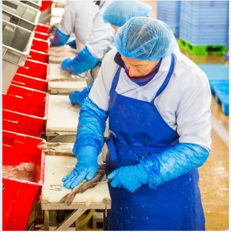 TPU waterproof anti-fouling apron leather girth oil resistant aquatic work apron