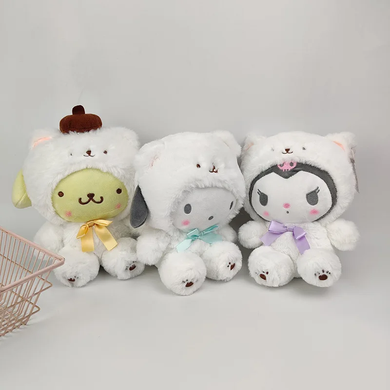 MIx Wholesale 8 inches Sanrioo Cute Popular Japan Anime Cartoon Character Plush Dolls Boys Girls Gifts Soft Toys