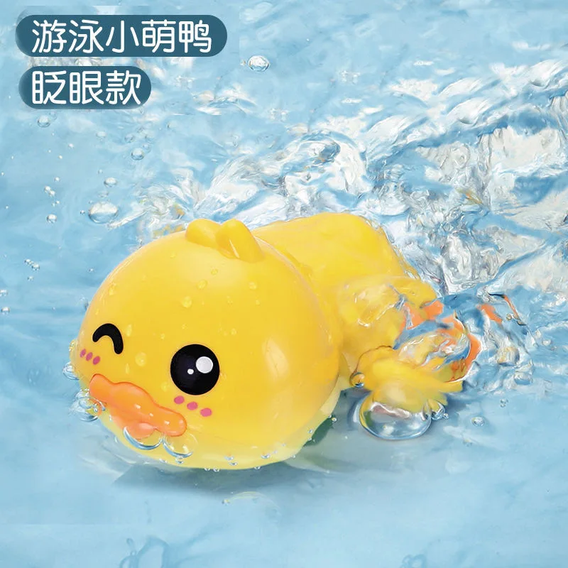 Hot Sell Pvc Plastic Rubber Duck Squeeze-sounding Dabbling Children Toys Floating Rubber Baby Bath Toys