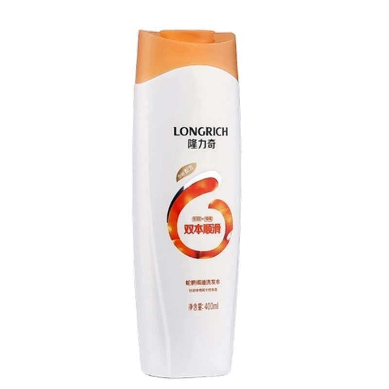 Longrich factory supply costomizable Durable Using Low Price Orange 400ml Snake Gall Oil treatment hair  silky smooth shampoo