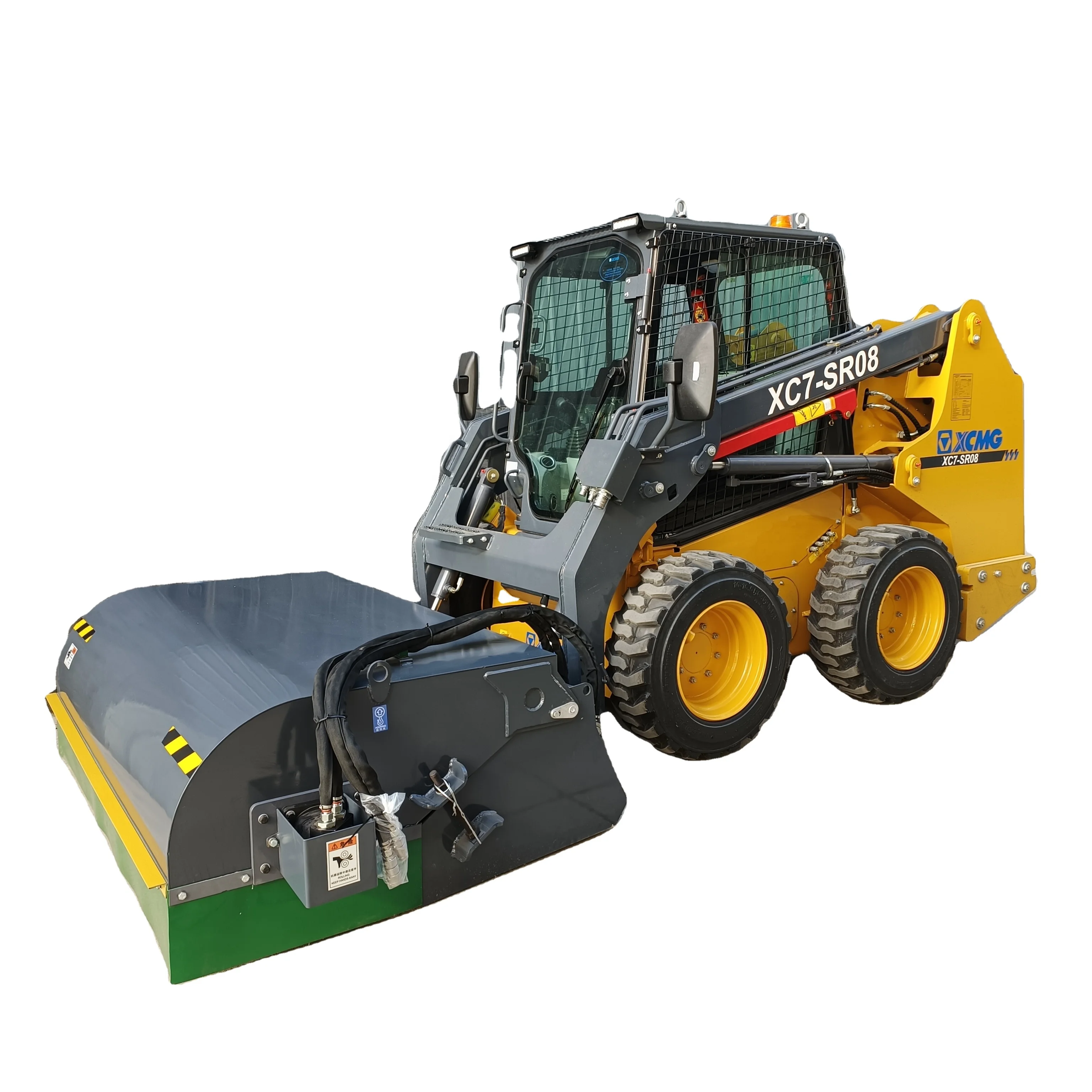 Best Price Provide Mechanical Loader Use road Sweeper Brush Skid steer loader Backward Sweeper