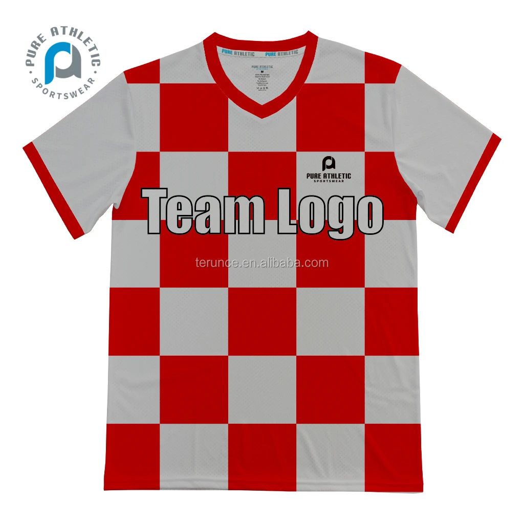 Pure china  Factory Direct Full Set Soccer Uniform Sublimation Printing SoccerJersey Football Uniforms