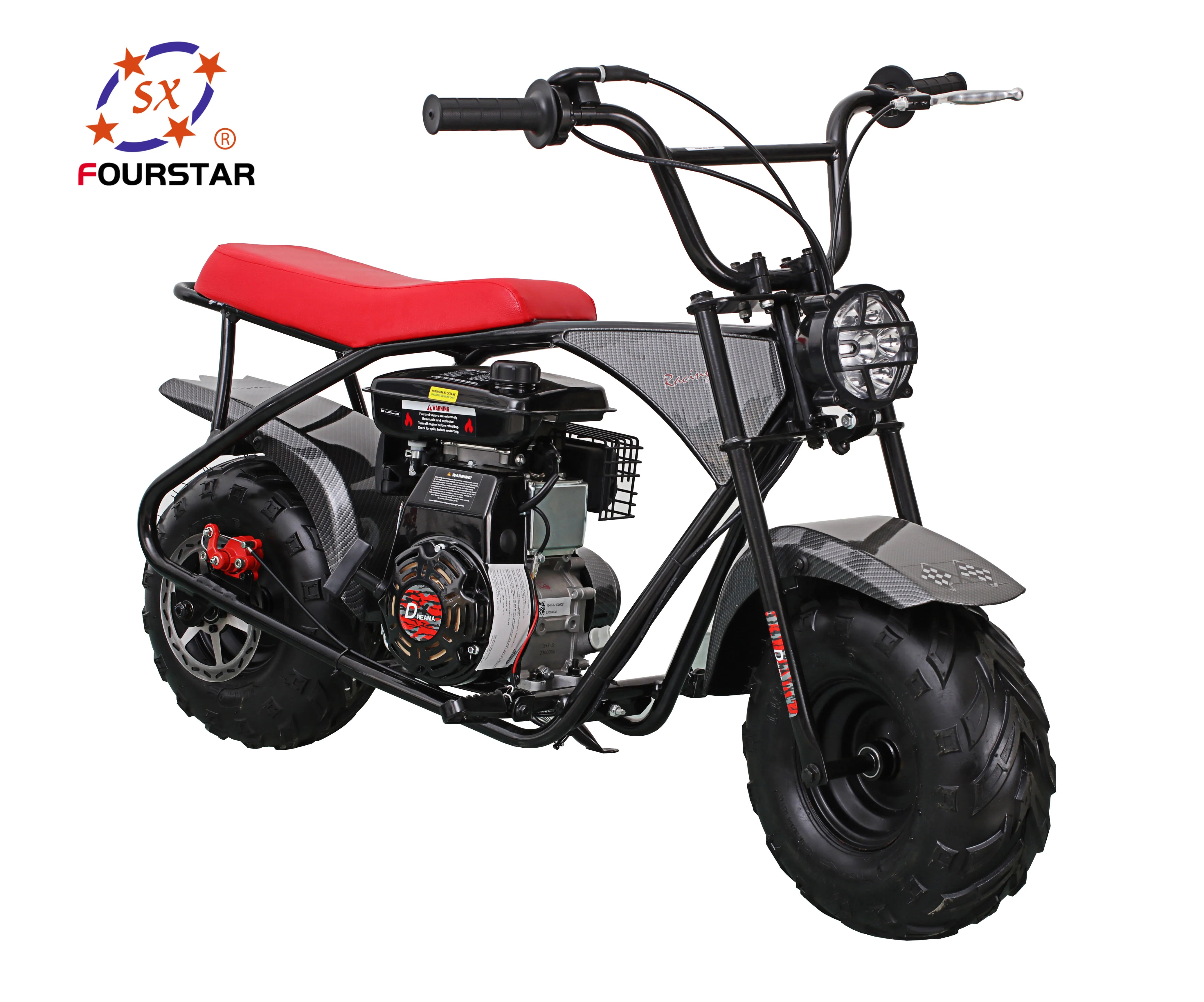 Новый тип мотоцикла 100cc бензиновый 4-тактный мотоцикл с внедорожными шинами