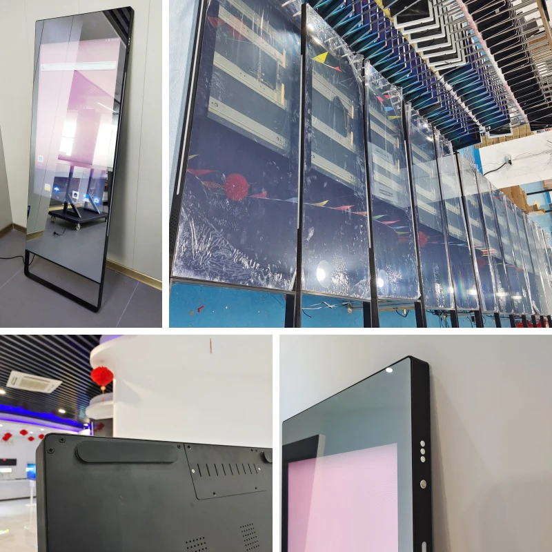 Waterproof Floor Stand Gym Smartworkout Mirror For Home Home Gym Smart Mirror Fit Fitness Smart Mirror