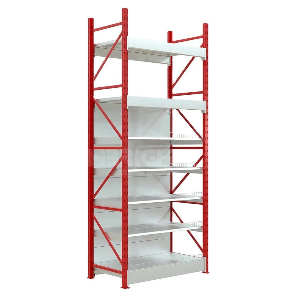 Supermarket Display Rack Retail Store Shelf Heavy Duty Supermarket Shelves