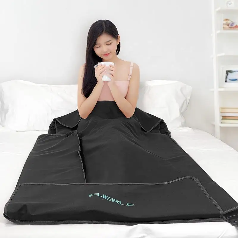 Fuerle Waterproof PU Material Sauna Blanket New Trends 2023 Beauty Products Home Use Infrared Blanket