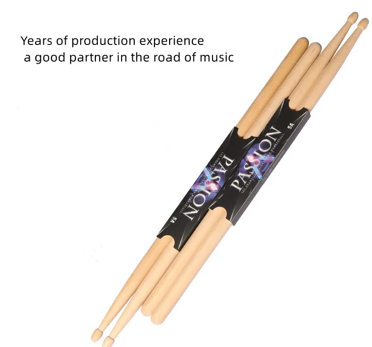 5A Drum Stick Manufacturers Discount Price Maple Drumstick Beginner Practice Drumstick Musical Instrument Accessories Drumstick