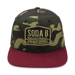 Camouflage Sports Style Custom Baseball Cap Snap back Cap Trucker Hat For Men And Women gorra