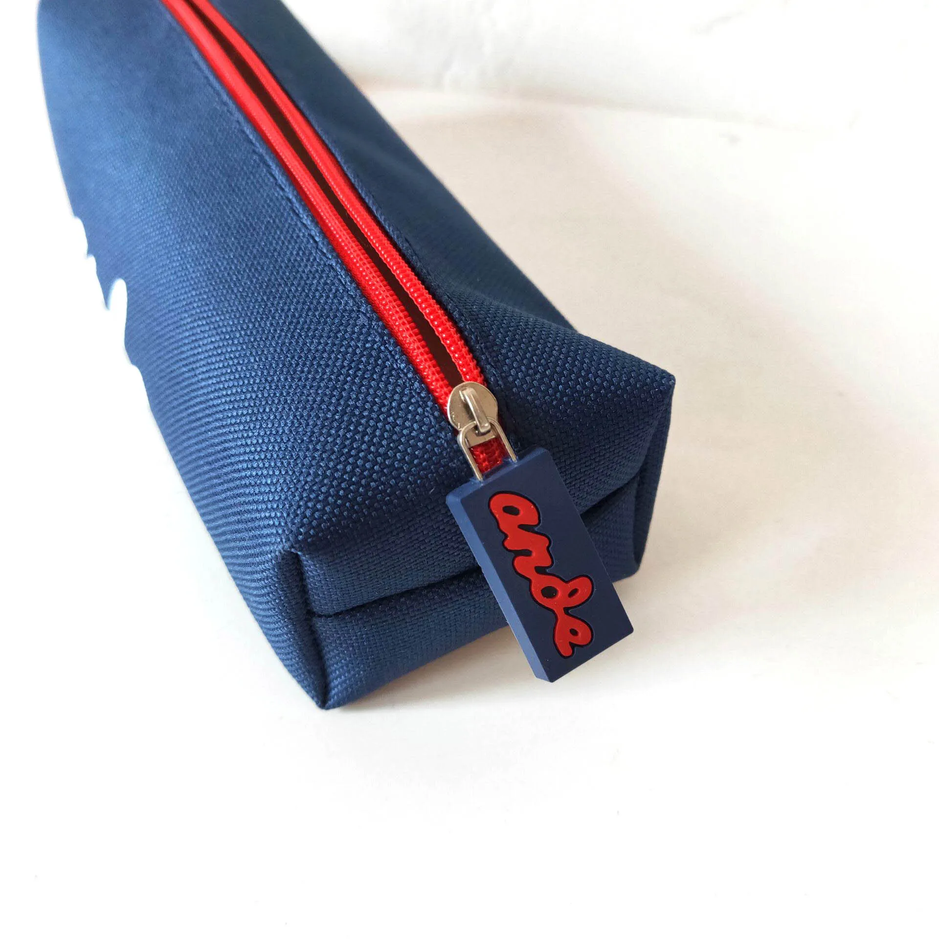 900D oxford thicken barrel pen pouch custom promotion logo training class promotion advertising pencil bag