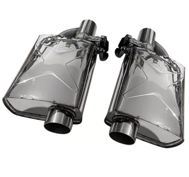 high quality new design Electric Remote Control exhaust electronical valve Car square Exhaust Muffler