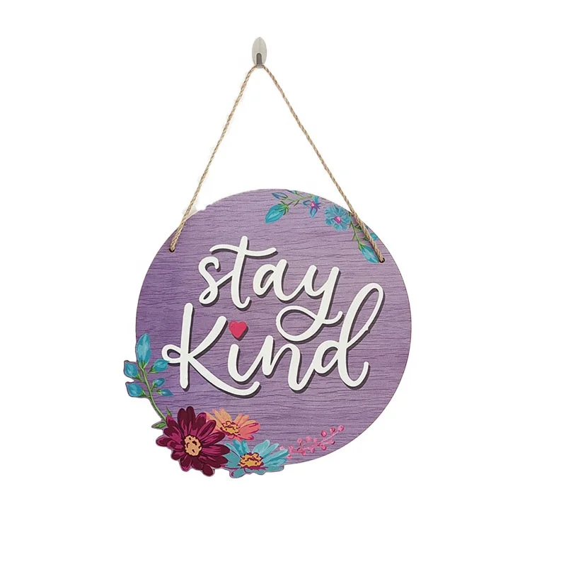 High Quality Wooden Crafts Wall Signs Welcome Decoration Farmhouse Wall Decorations