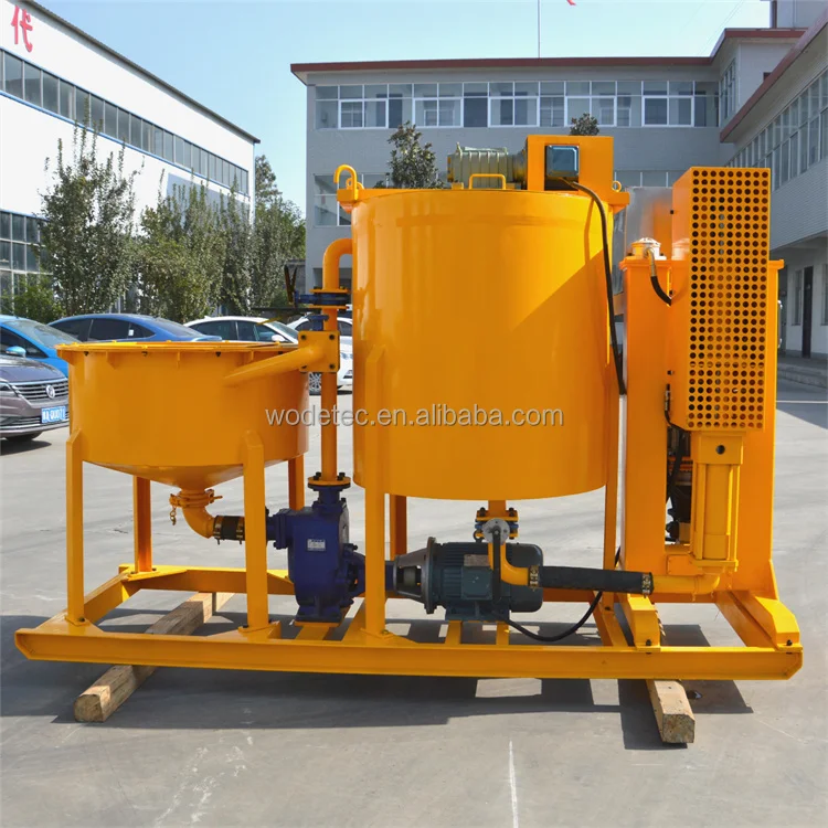 Mixer Volume 250l High Pressure Grouting Pump Station for ground construction