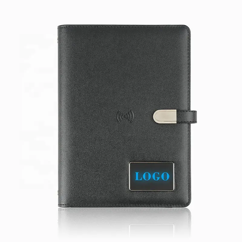 A5 светодиодный логотип записи бизнес Power Bank дневник планировщик блокнот с и Usb