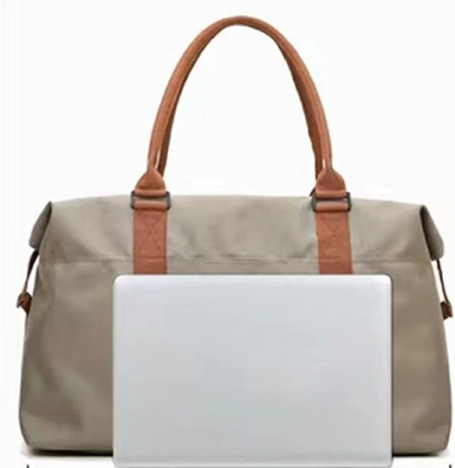 FREE SAMPLE Large Travel Handbag Oxford Cloth Canvas Waterproof Shoulder Bags Women Weekend Overnight Bag Women Cabin Tote Bags