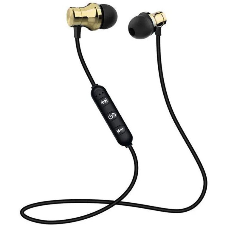 Магнитные беспроводные наушники XT11, музыкальная гарнитура для бега, спортивные наушники-вкладыши с шейным ободом, наушники с шумоподавлением и микрофоном