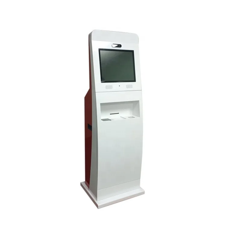 Android Smart Kiosk Hotel Check In Bill Payment Kiosk With Printer Cash And Coins Payment Machine Self Service Machine