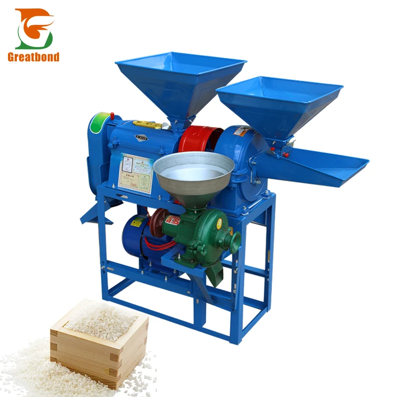 Хорошая цена 6NF-8 комбинированный рисовый фрезерный станок с дроблением и варкой бытовой мини-рисовой мельницей 4 кВт