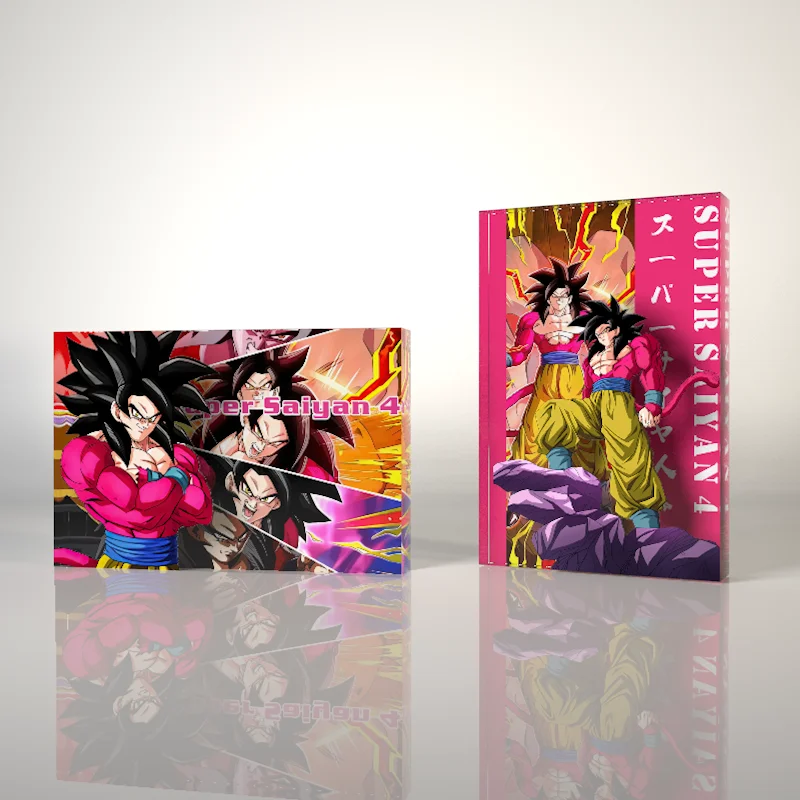 Dragon Balls Super Saiyan 4 Goku Mystery Box Action Figures Blind Box Handmade Acrylic Art Brick Collectible Model Toys Gifts