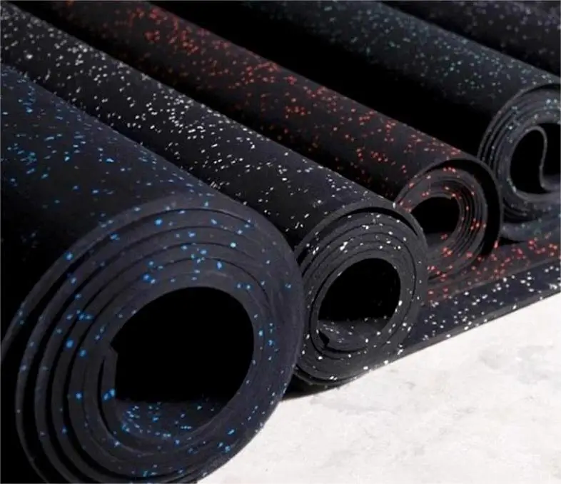 Wholesale high quality roll rubber mat gym accessories rubber flooring mat