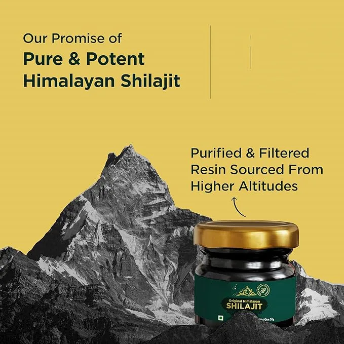 OEM Private label Shilajit Resin Pure Organic Himalayan shijiat Natural Fulvic Acid Supplement 20/30/50/60 Grams