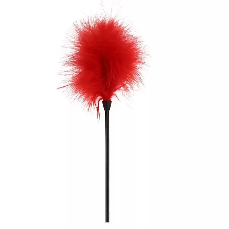 42cm Flirt Clit Tickler Whip Bird Feather Flogger Sex Toy Products Bondage Slave Erotic BDSM SM for Couples