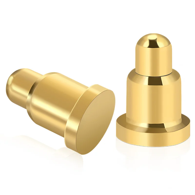 Single Pin Height 4Mm SMT 5G Reel Packaging 5V2A 12V Gold Plated Pogo Pin Spring