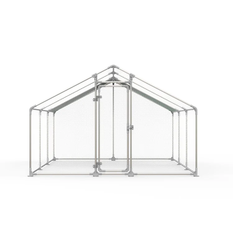 Poultry Rabbit Cage Run Metal Chicken Coop Laying Hens Chicken Coop Pet House For Sale