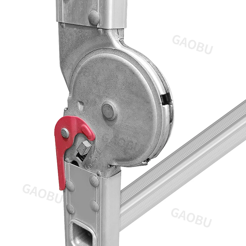 Foshan Factory sale directily  Multi-Function extension Folding retractable Aluminum Joint Ladder and working platform