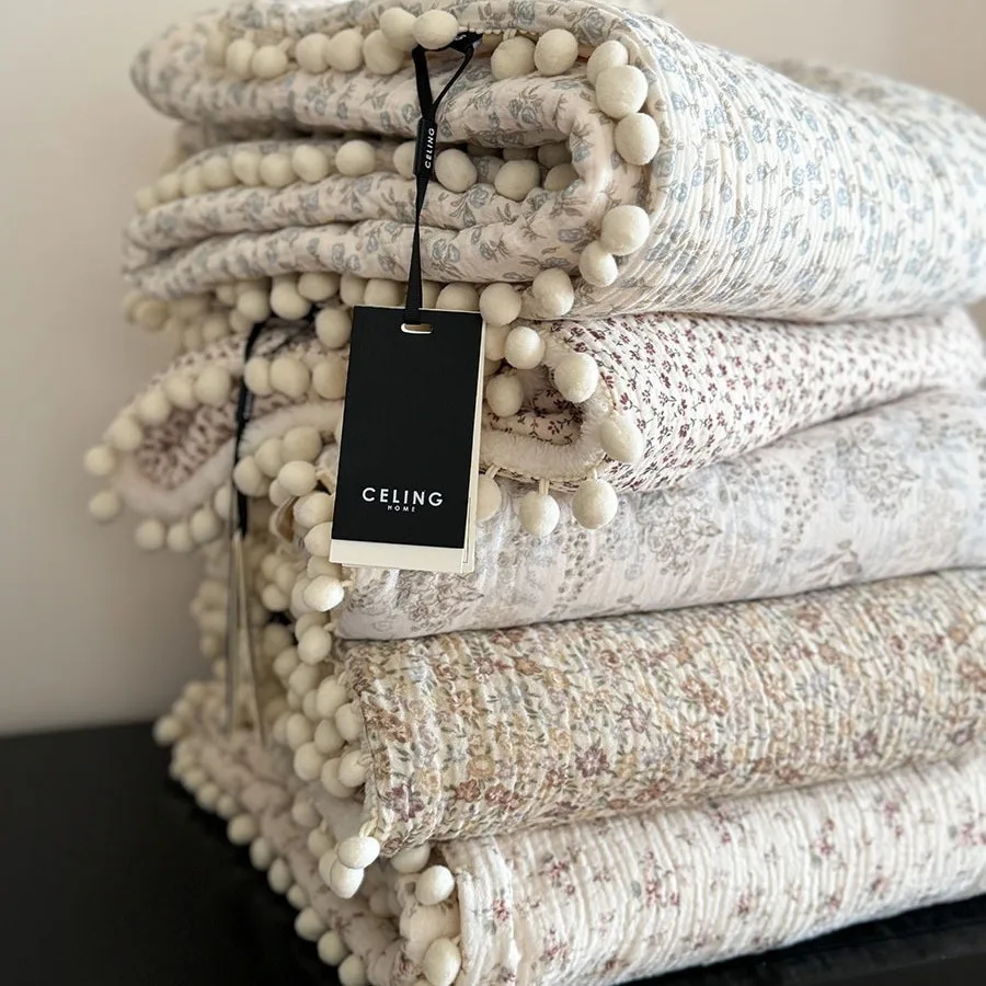Factory wholesale all cotton cloth cover blanket Korea thickened cotton children blanket