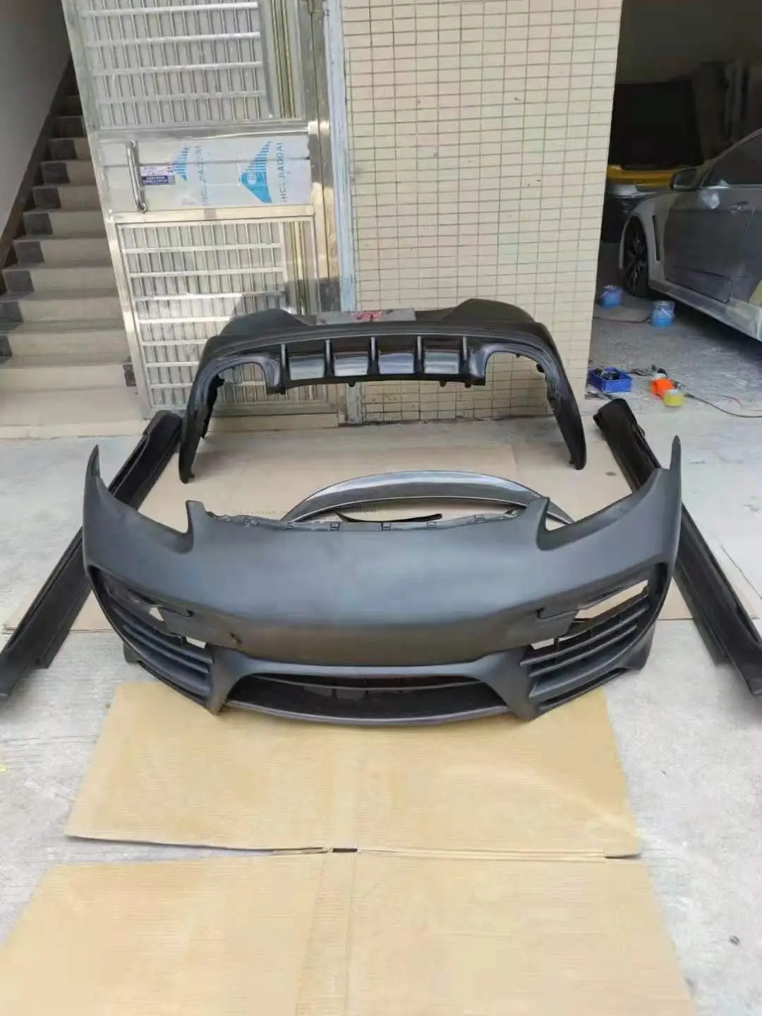 BETTER High Quality Car body kit For PORSCHE PANAMERA 970 2009-13 To CARACTERE STYLE front rear bumper side skirts spoiler