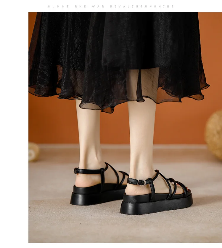 Summer New Sandals Women Braid Elegant Sandals Ladies Slip On Soft Sandals Woman Slipper Retro Footwear Female