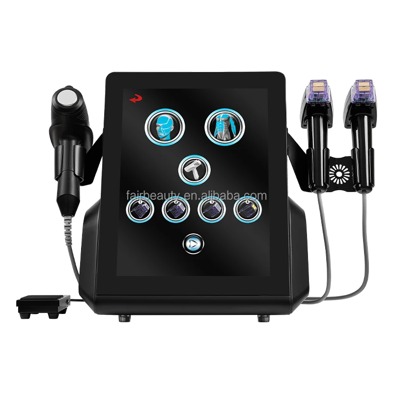 3 In 1 Crystallite Depth 8  RF Fractional Body Tite Face Tite Radiofrecuencia Skin Rejuvenation Crystallite Depth 8 RF Machine