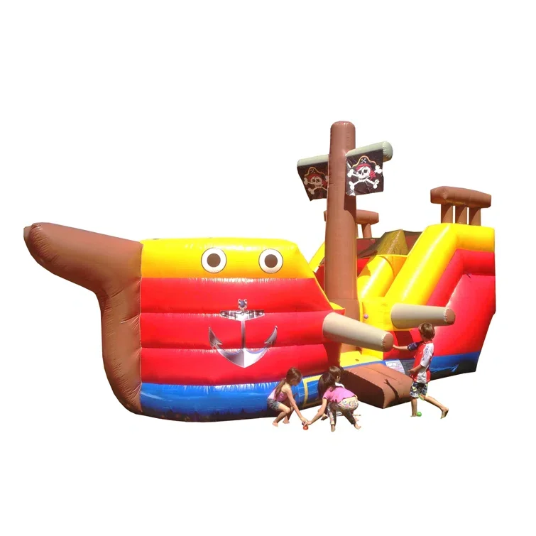 Pirate Ship Commercial Bouncer Slide Jumper Bouncy Bouncing Inflatable Slide Bouncer Slide for Kids