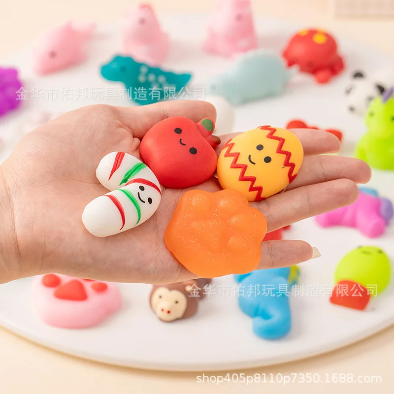 Mini Cute Kids Squeeze Toys Tpr Slow Rising Rubber Anti-stress Squishy Fidget With Squeeze Animals Stress Relief