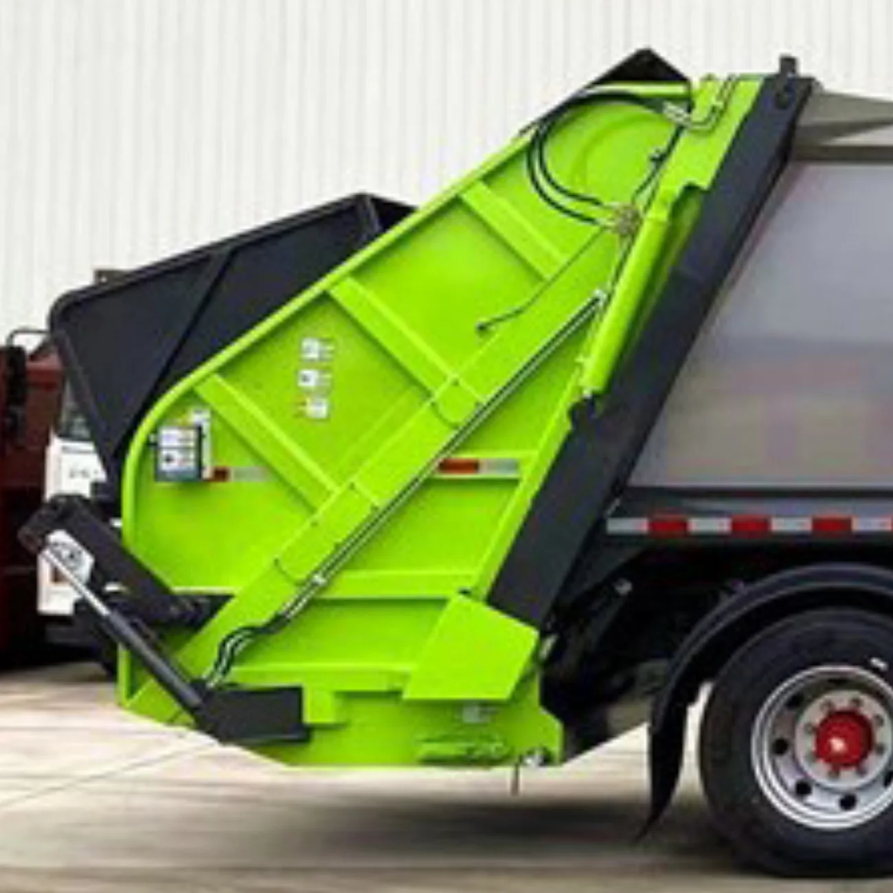 10 ton CNG compressed  plate  Food waste collector truck