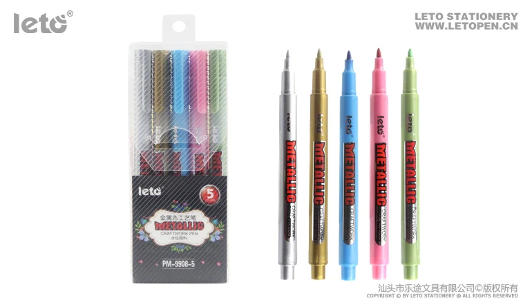 Metallic Marker (water-based pigment ink)