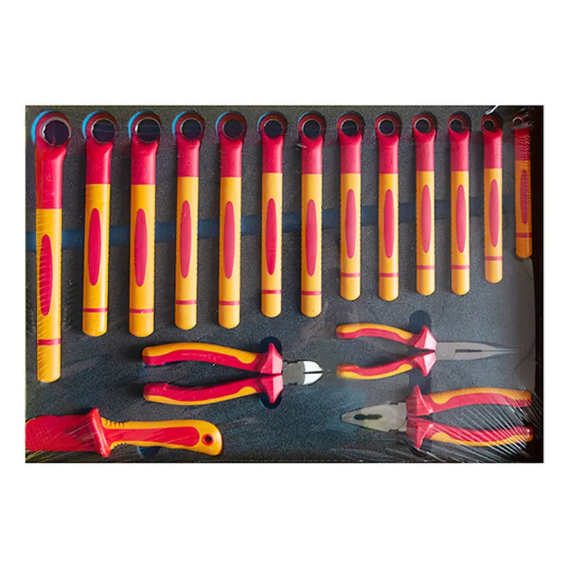 WEDO VDE AC 1000V Insulated Tools Set-68pcs with Pliers Screwdrivers Knife Wrenches Sockets IEC 60900