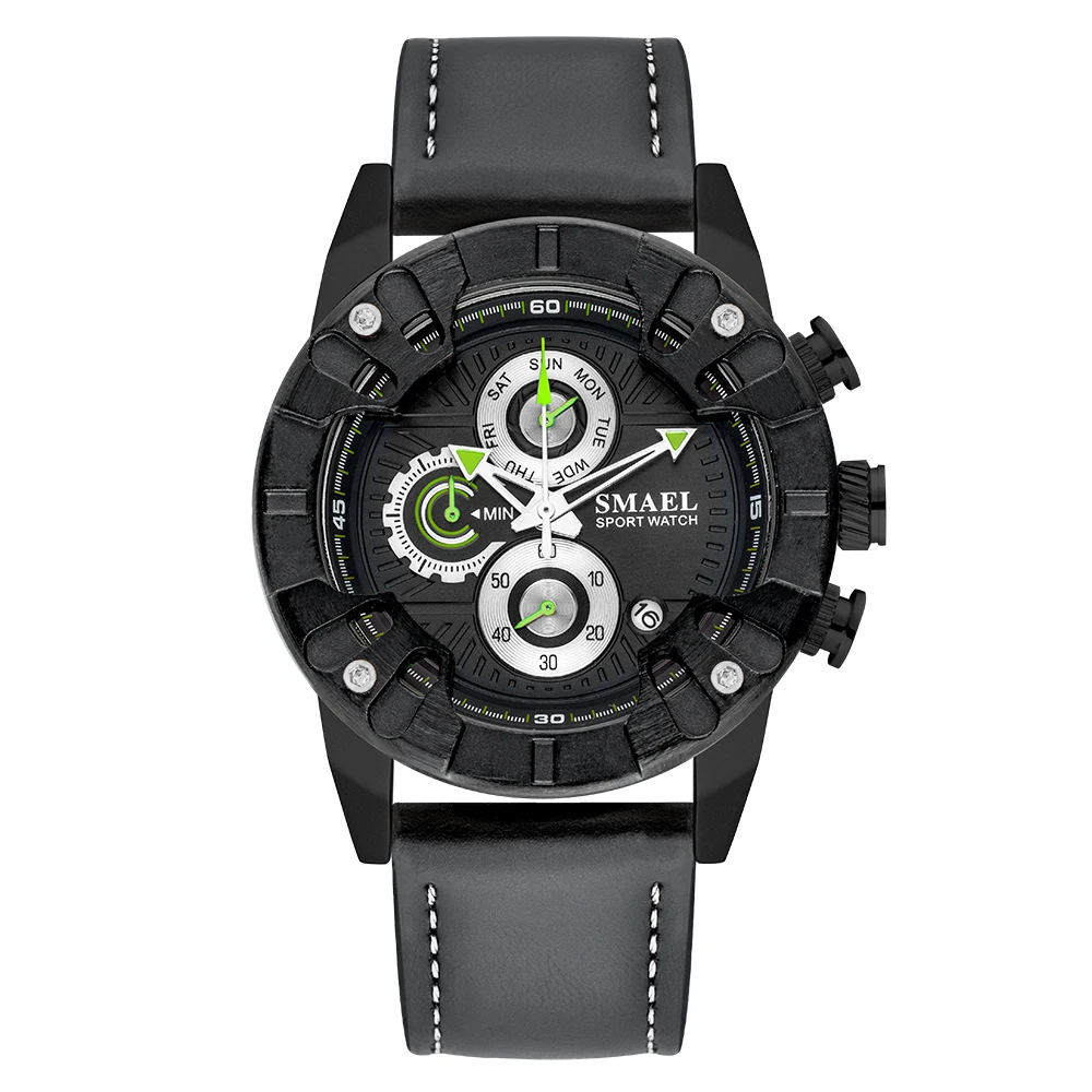 SMAEL man business watch 9155 quartz waterproof watch for present jam tangan