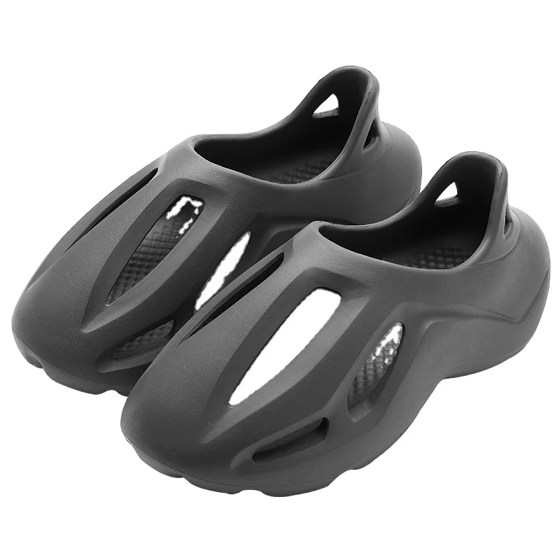 Модные тапочки-бегунки из вспененного этилвинилацетата с граффити пляжные тапочки сандалии обувь для мужчин и женщин быстросохнущие 2023