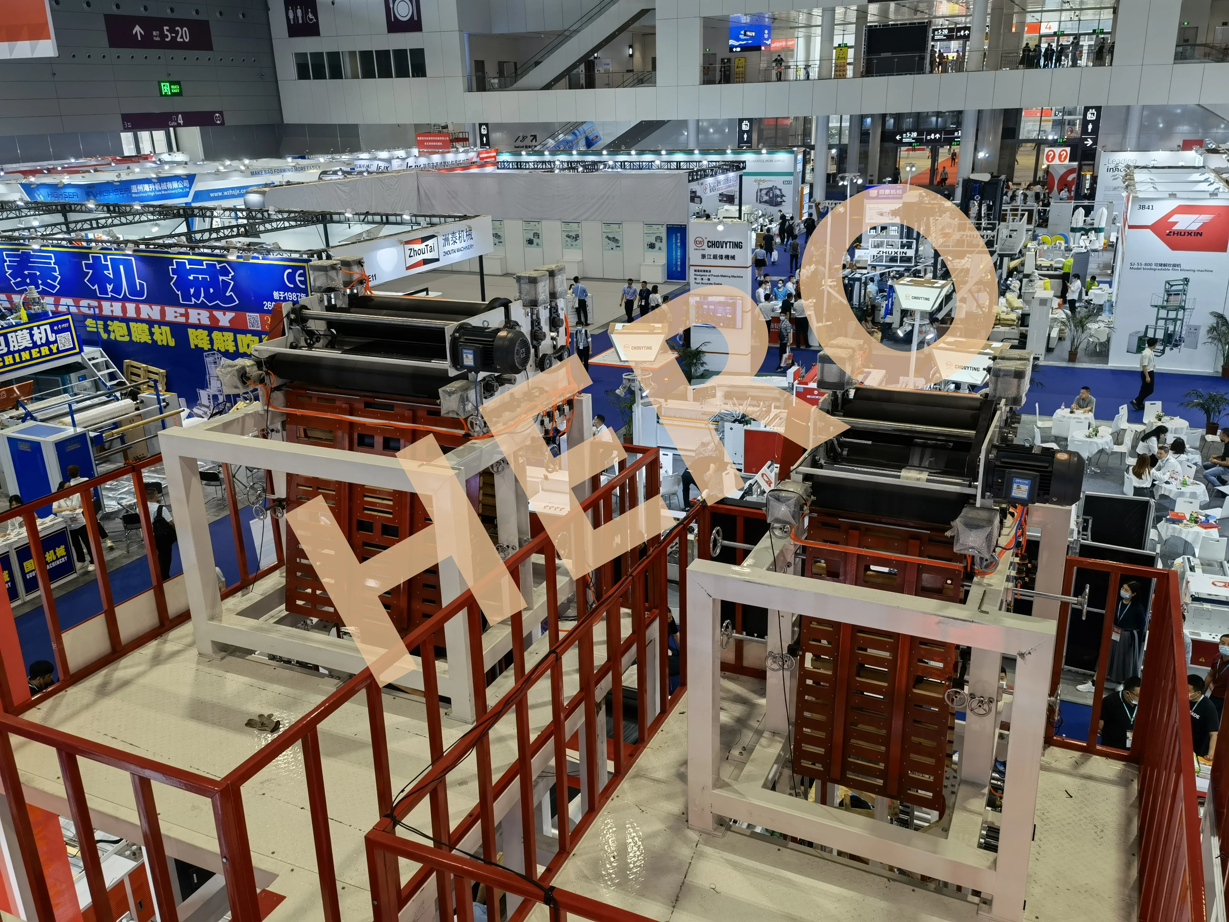 3 Layers Plastic Film Blowing Machine For Courier Bag ABA China Hdpe-ldpe Film Blowing Machine Film Extruder