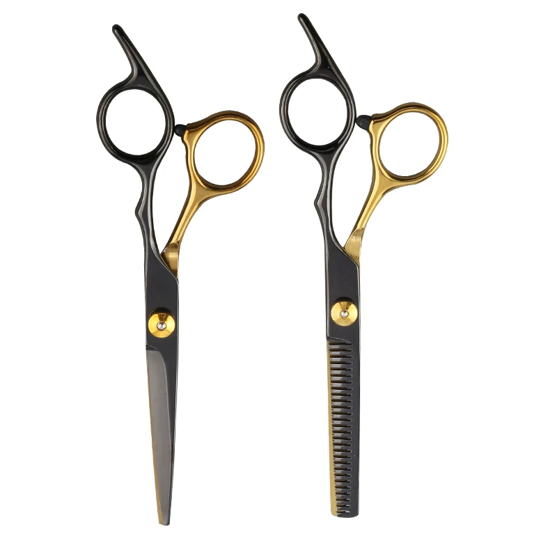 11PCS Hair Scissor set home use Hairdressing Scissors Kit Hair Clipper Thinning cutting Scissors Barber haircut sets For Barber