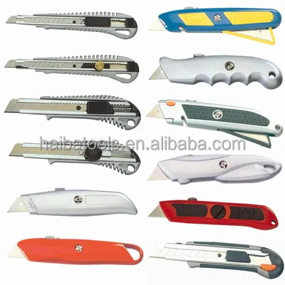 Box Opener Stationery Utility Knife Cutter Snap Off Cutter Knife 9 18 mm School Student Safety retractable Utility Knife Cutter