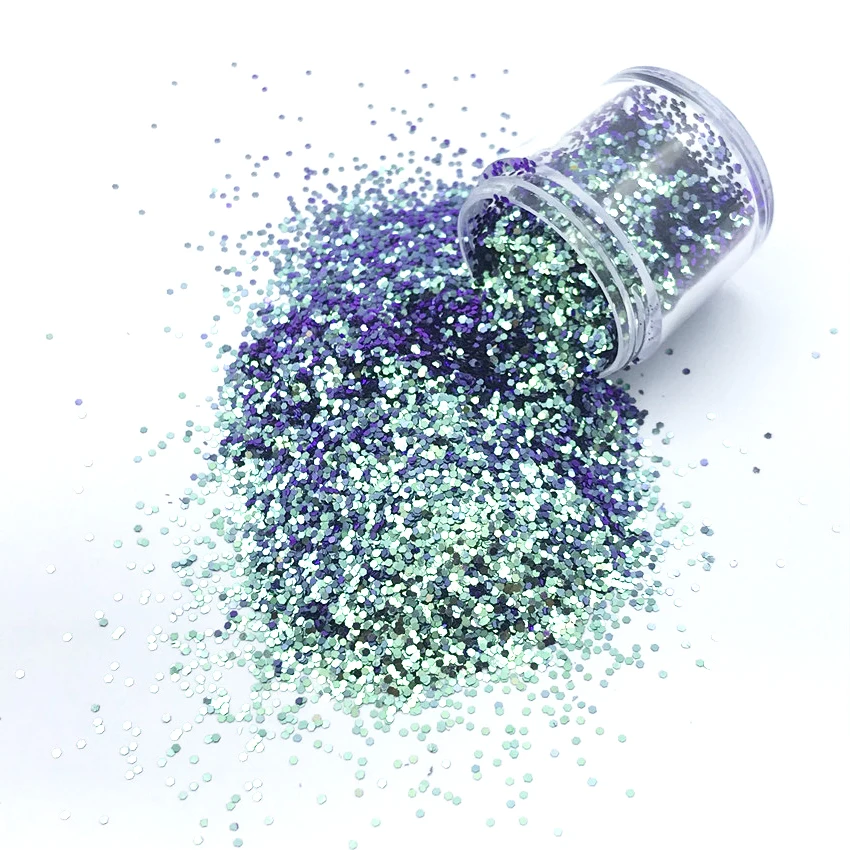 2021 Polyester Bulk Lip Gloss Hexagon Glitters, wholesale Solvent Resistant nail Paint Glitters powder