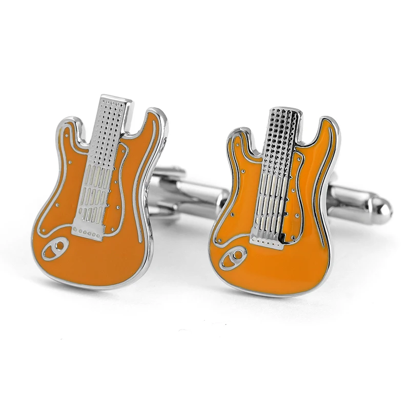 Good Price Men Brass Material Musical Instrument Cufflink