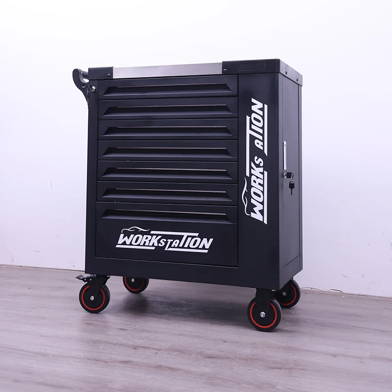 Heavy Duty 5 Drawers Boxes Storage Tool Box Trolley Storage Cabinet Roller Tool Cabinet With Handle And Wheels