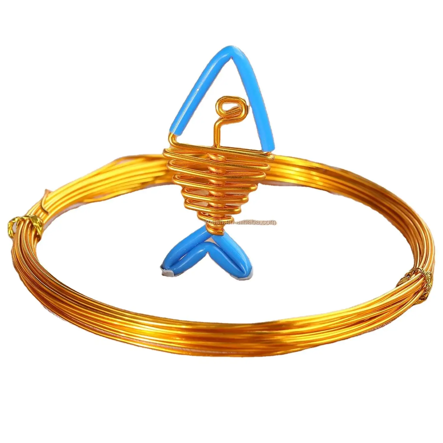 Factory price 1mm gold colored craft aluminum wire for jewelry findings